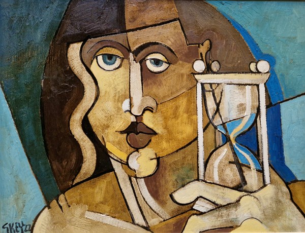 Woman with Hourglass