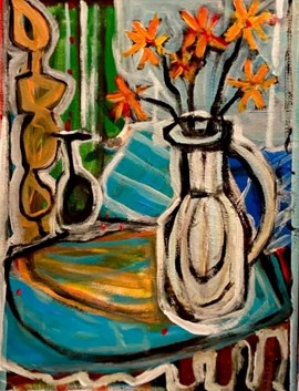 JUG WITH FLOWERS